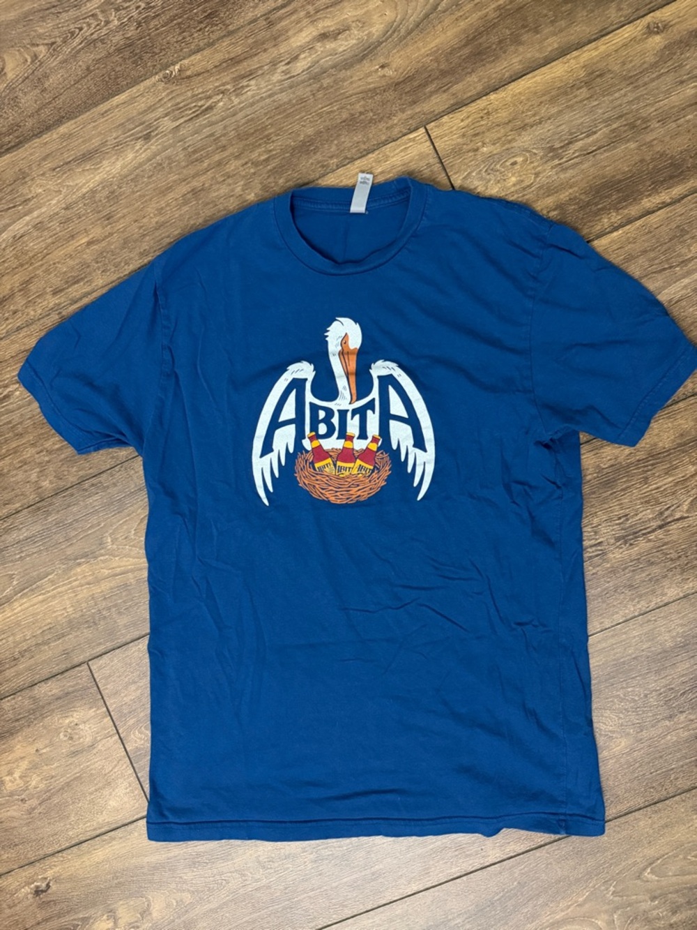 Abita Beer Pelican Shirt, Size L